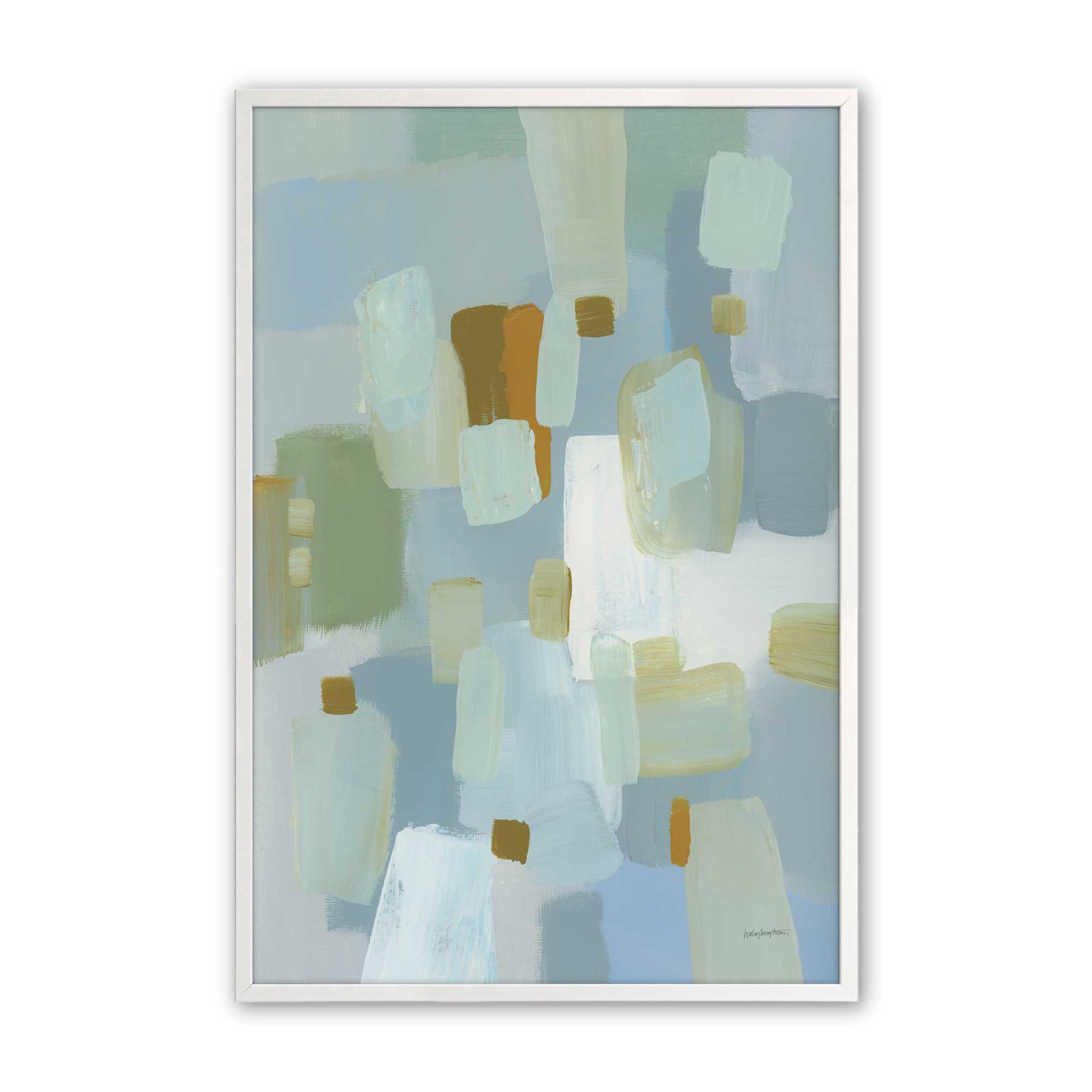 [Color:Opaque White], Picture of art in a Opaque White frame
