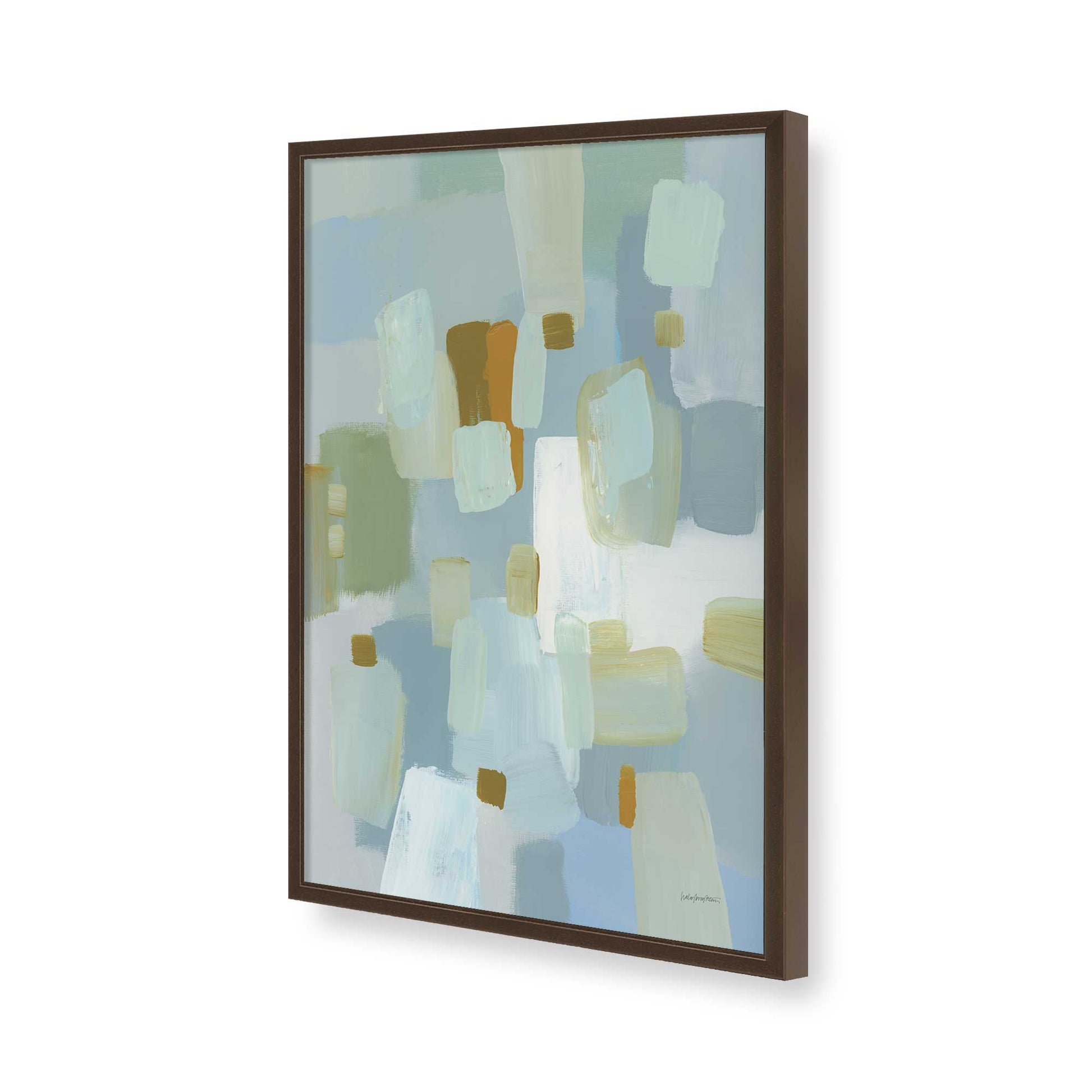 [Color:Belvinder Brown], Picture of art in a Belvinder Brown frame of the corner