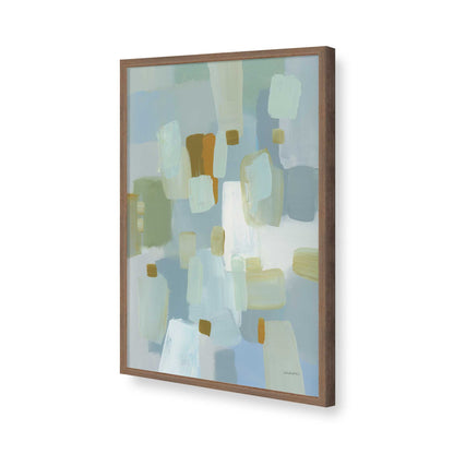 [Color:Walnut], Picture of art in a Walnut frame of the corner