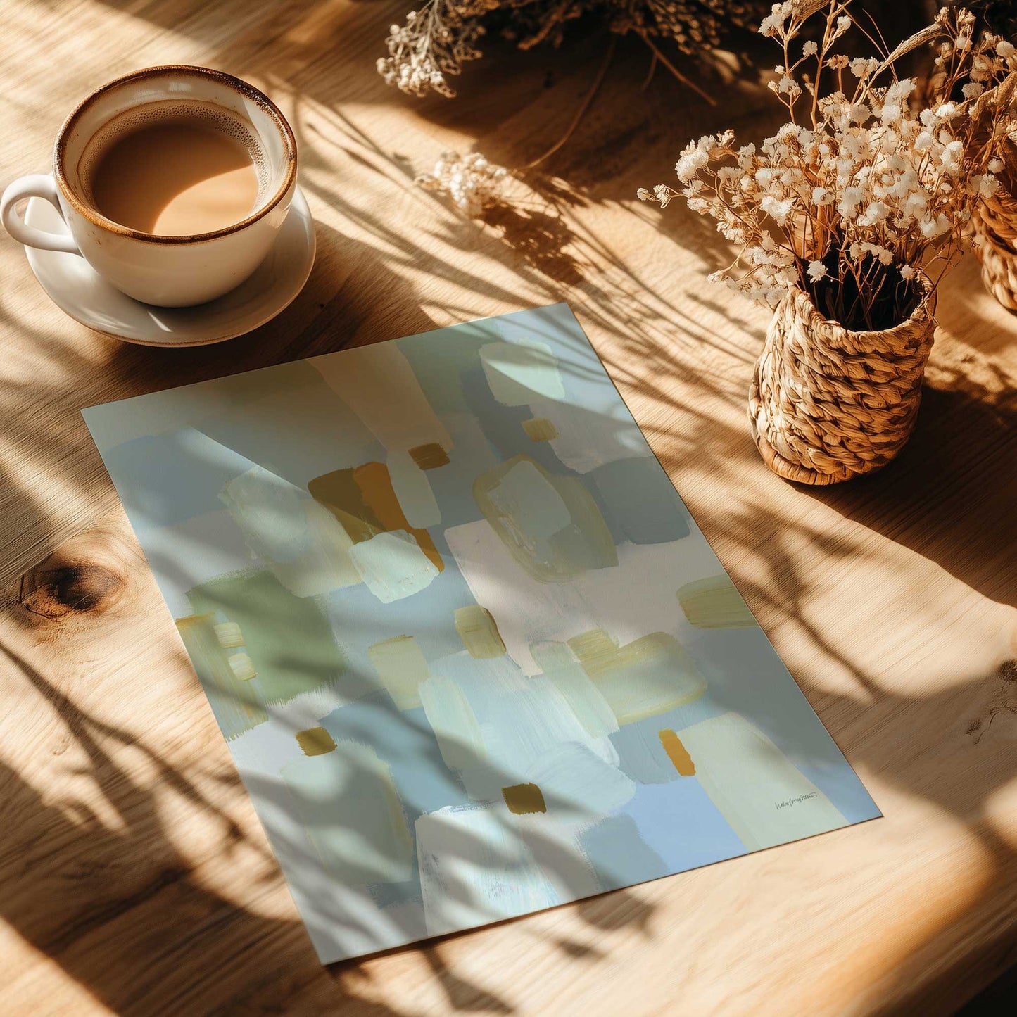 [Color:Rolled Print], Picture of close up of art