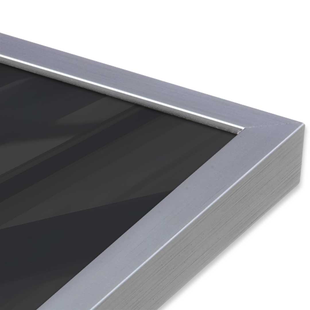 [Color:Polished Chrome], Picture of art in a Polished Chrome frame at an angle