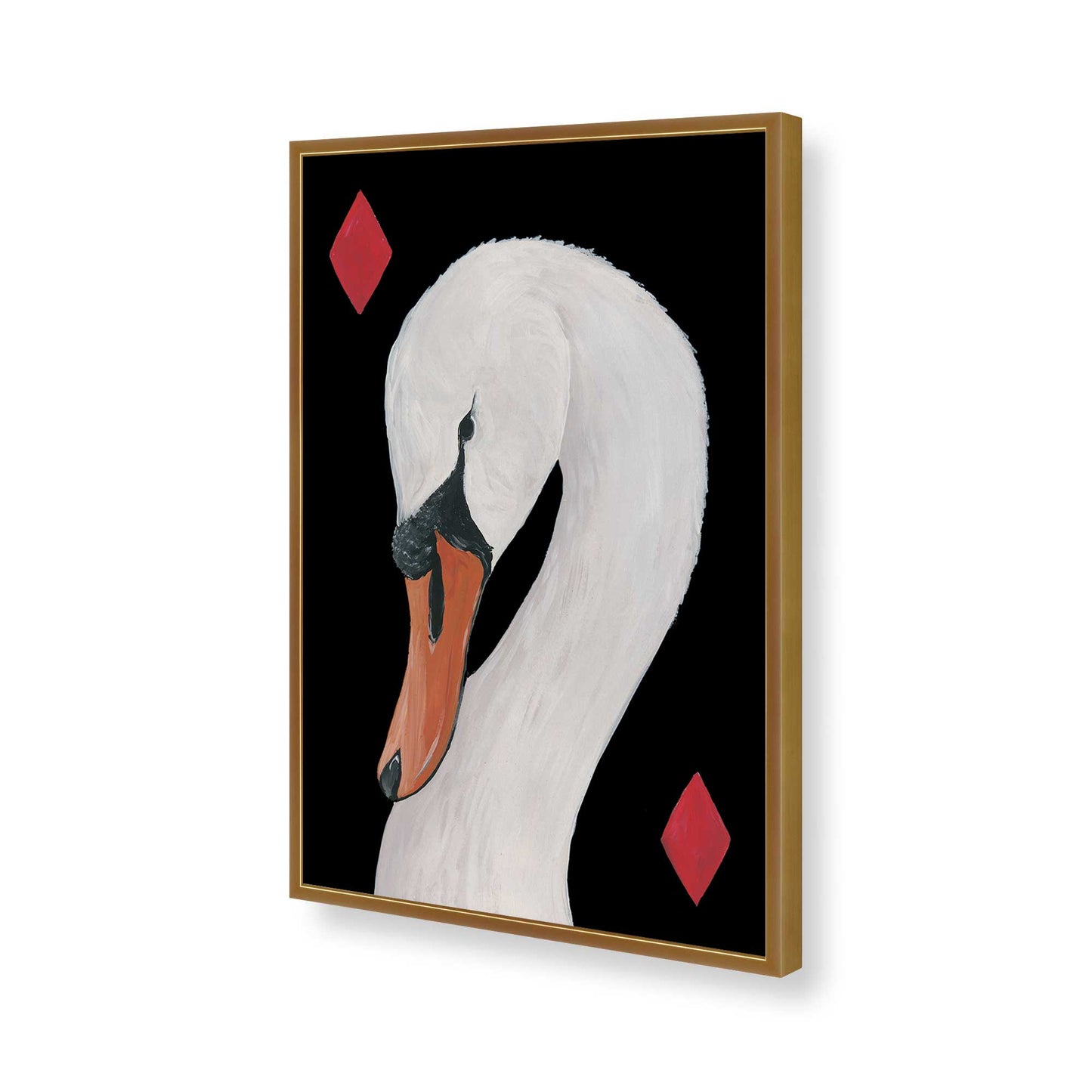 [Color:Polished Gold], Picture of art in a Polished Gold frame of the corner