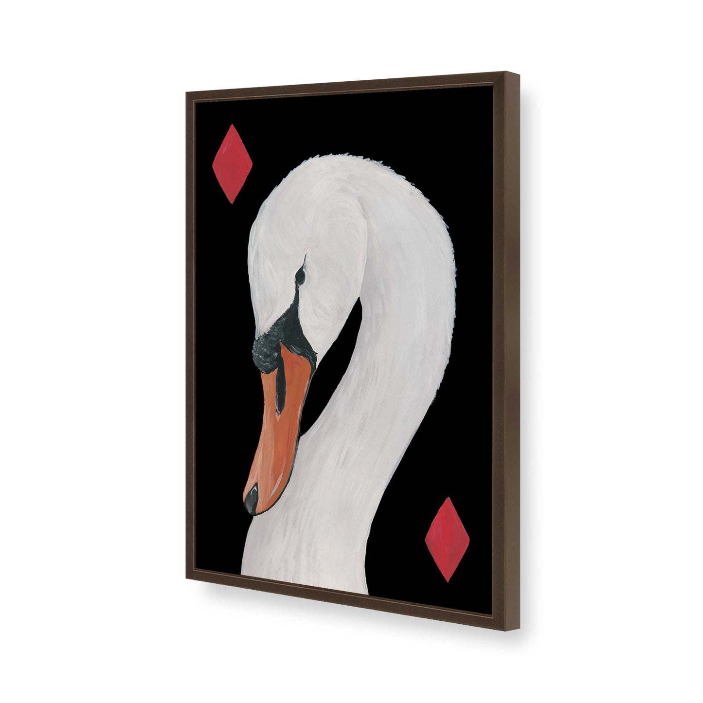 [Color:Belvinder Brown], Picture of art in a Belvinder Brown frame of the corner