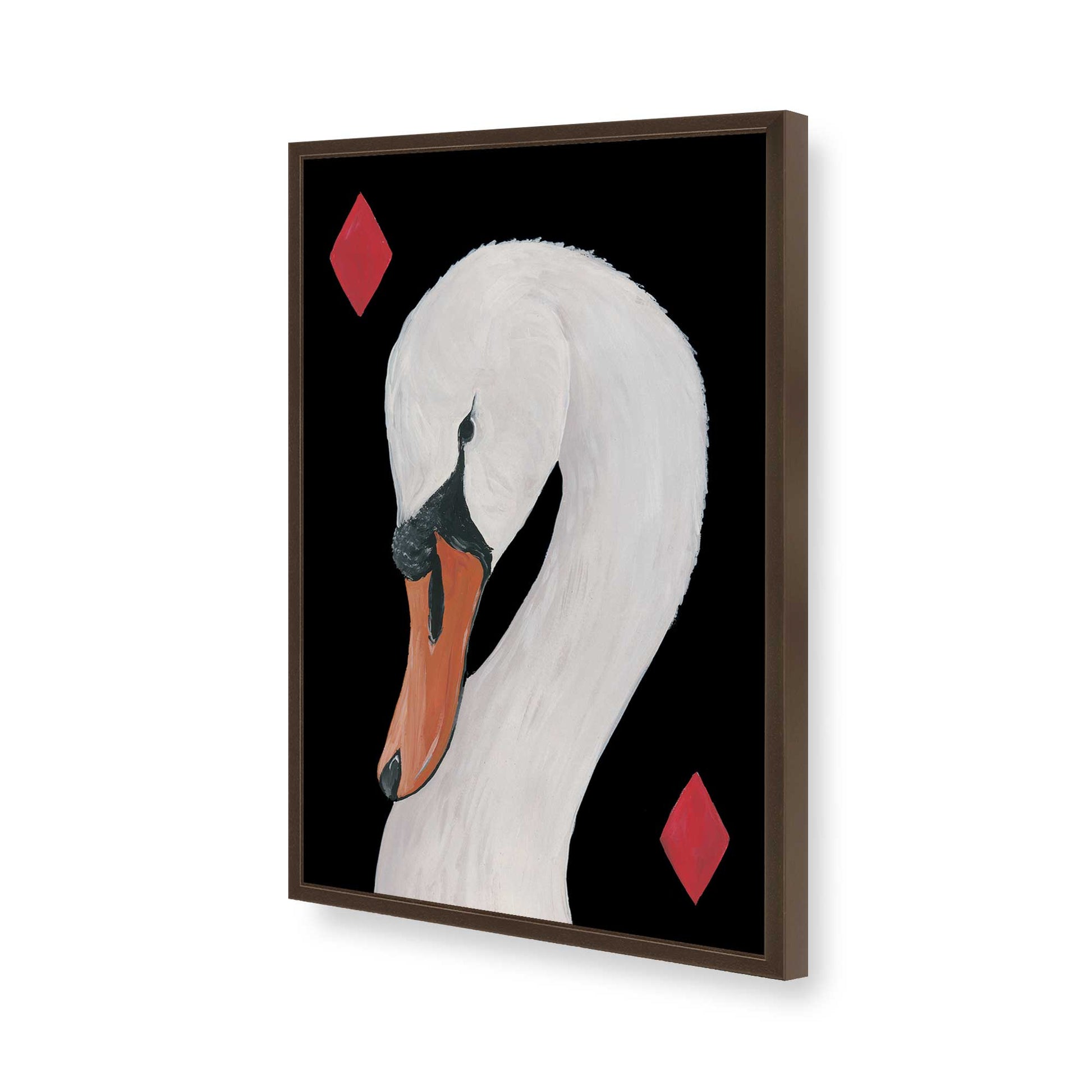 [Color:Belvinder Brown], Picture of art in a Belvinder Brown frame of the corner