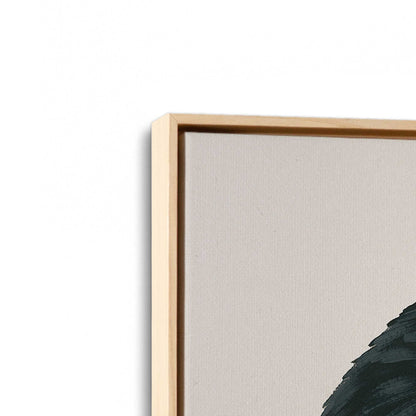 [Color:American Maple], Picture of art in a American Maple frame at an angle