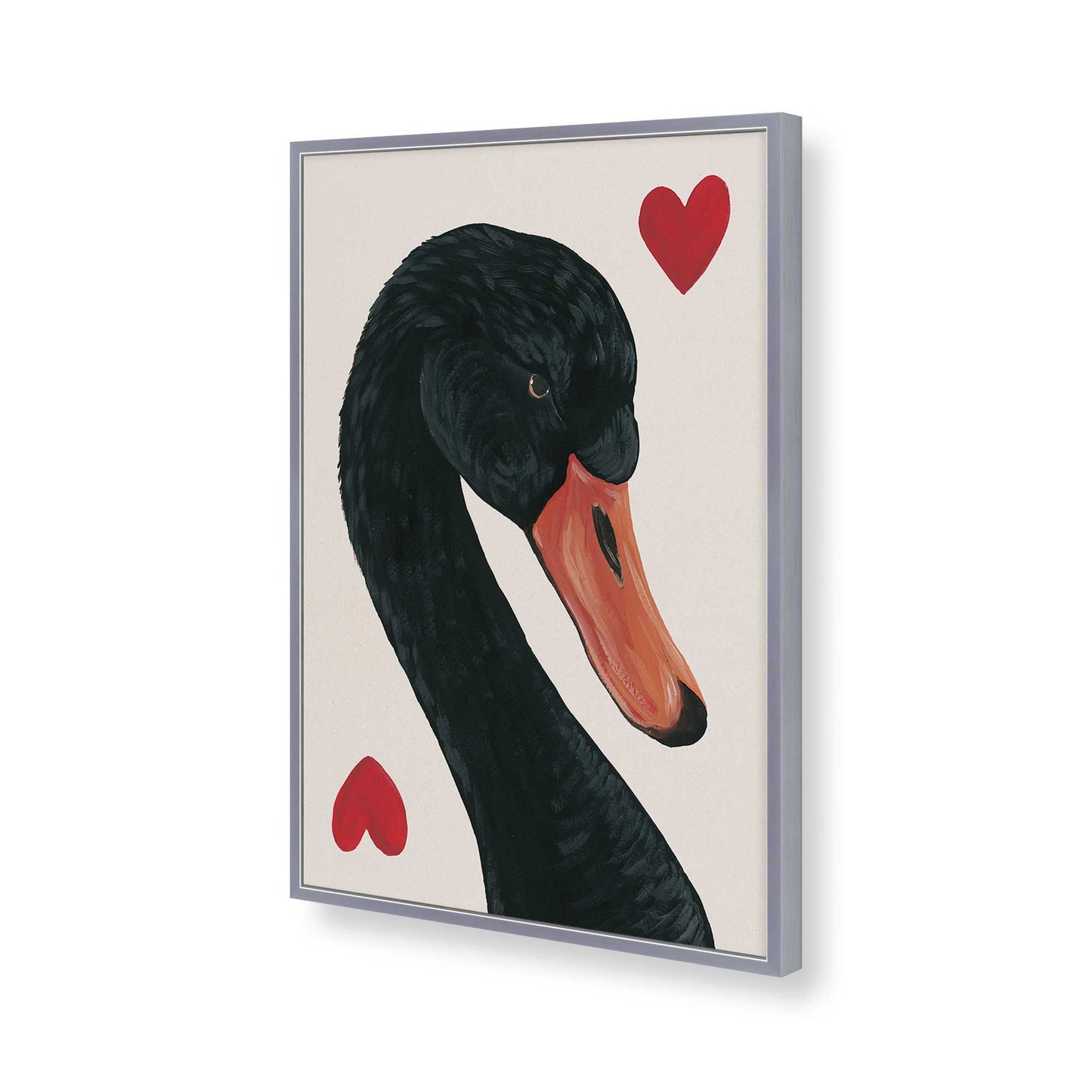 [Color:Polished Chrome], Picture of art in a Polished Chrome frame of the corner