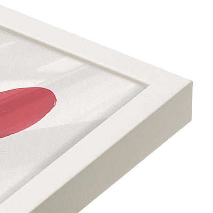 [Color:Opaque White], Picture of art in a Opaque White frame at an angle