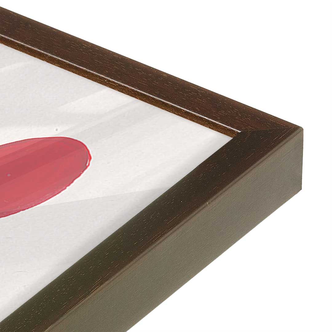 [Color:Belvinder Brown], Picture of art in a Belvinder Brown frame at an angle