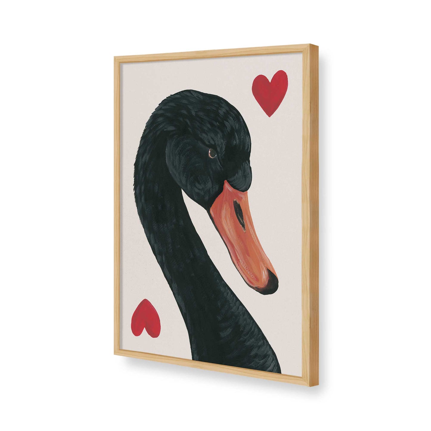 [Color:American Maple], Picture of art in a American Maple frame of the corner