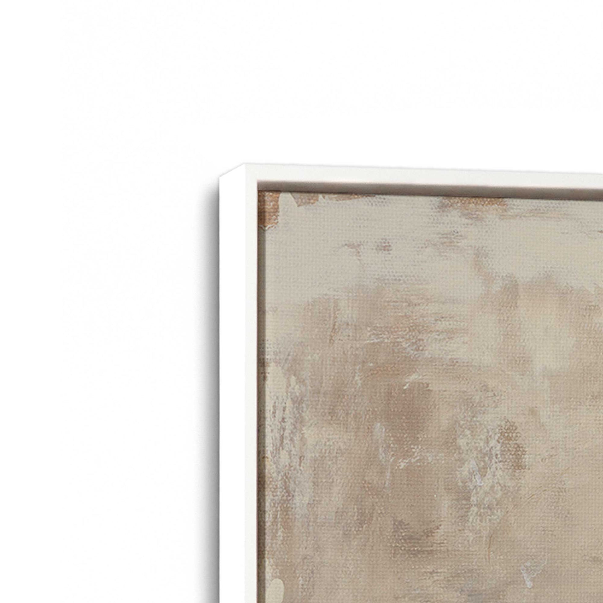 [Color:Opaque White], Picture of art in a White frame at an angle