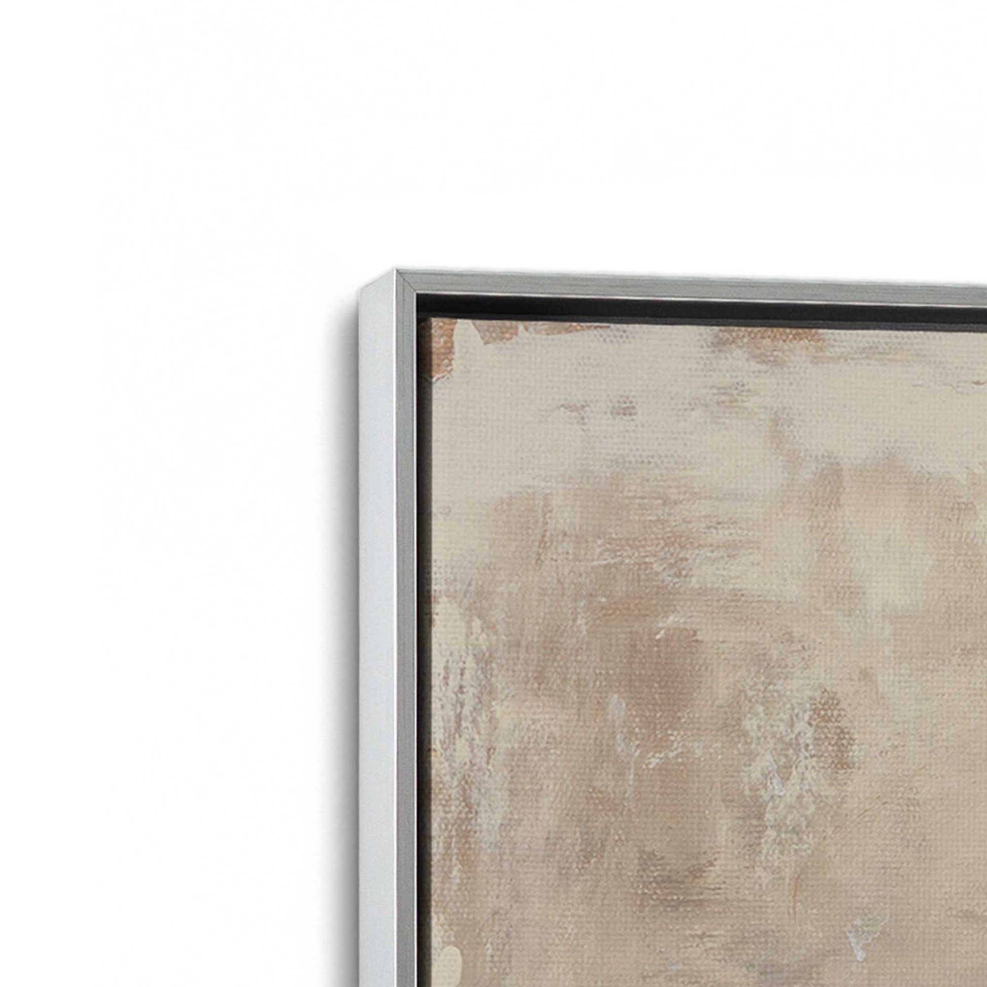 [Color:Polished Chrome], Picture of art in a Polished Chrome frame at an angle
