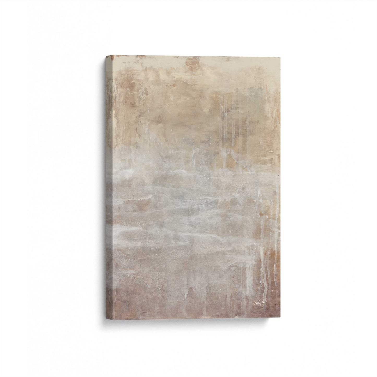 [Color:Stretched Canvas], Picture of art at an angle