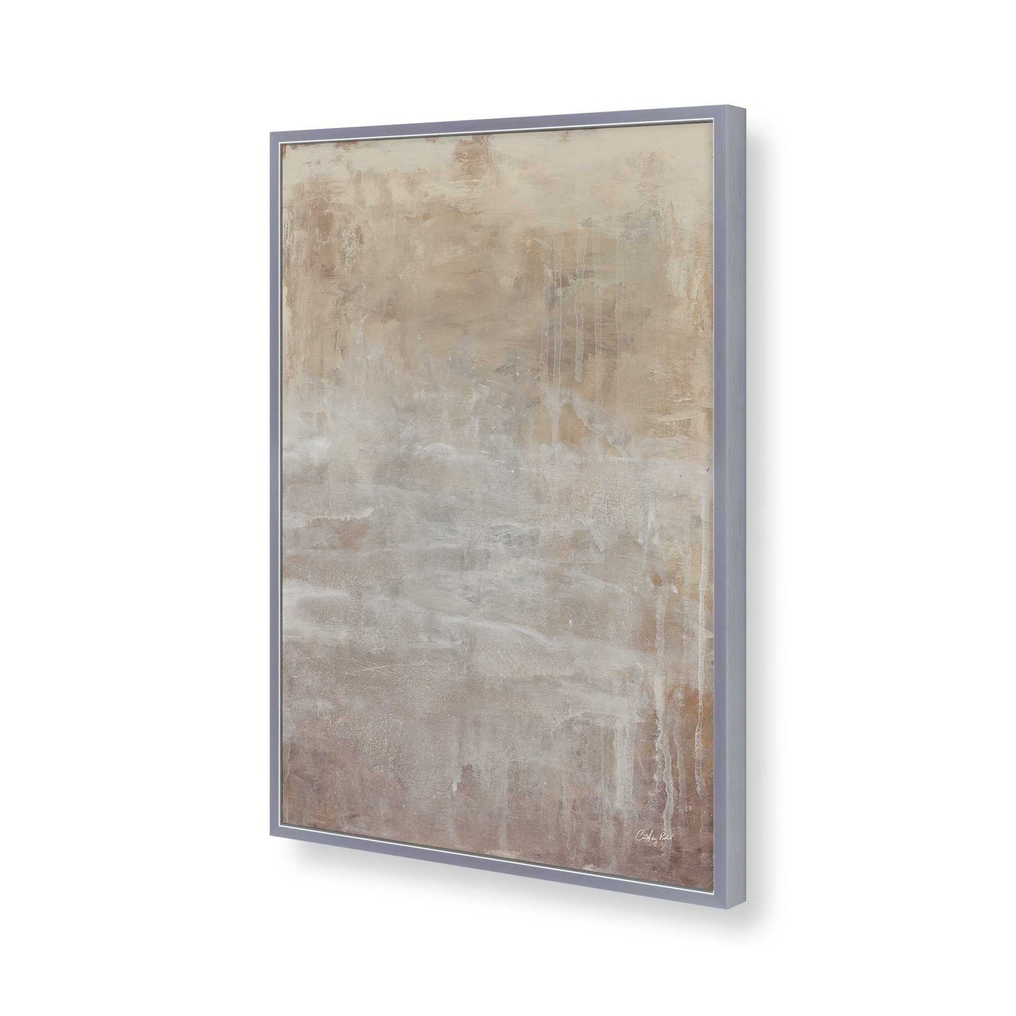 [Color:Polished Chrome], Picture of art in a Polished Chrome frame of the corner
