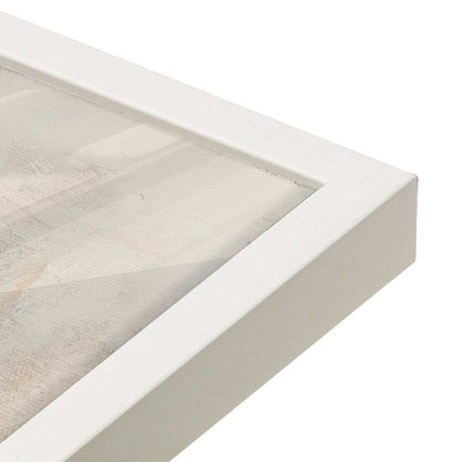 [Color:Opaque White], Picture of art in a Opaque White frame at an angle