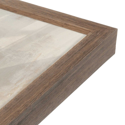 [Color:Walnut], Picture of art in a Walnut frame at an angle