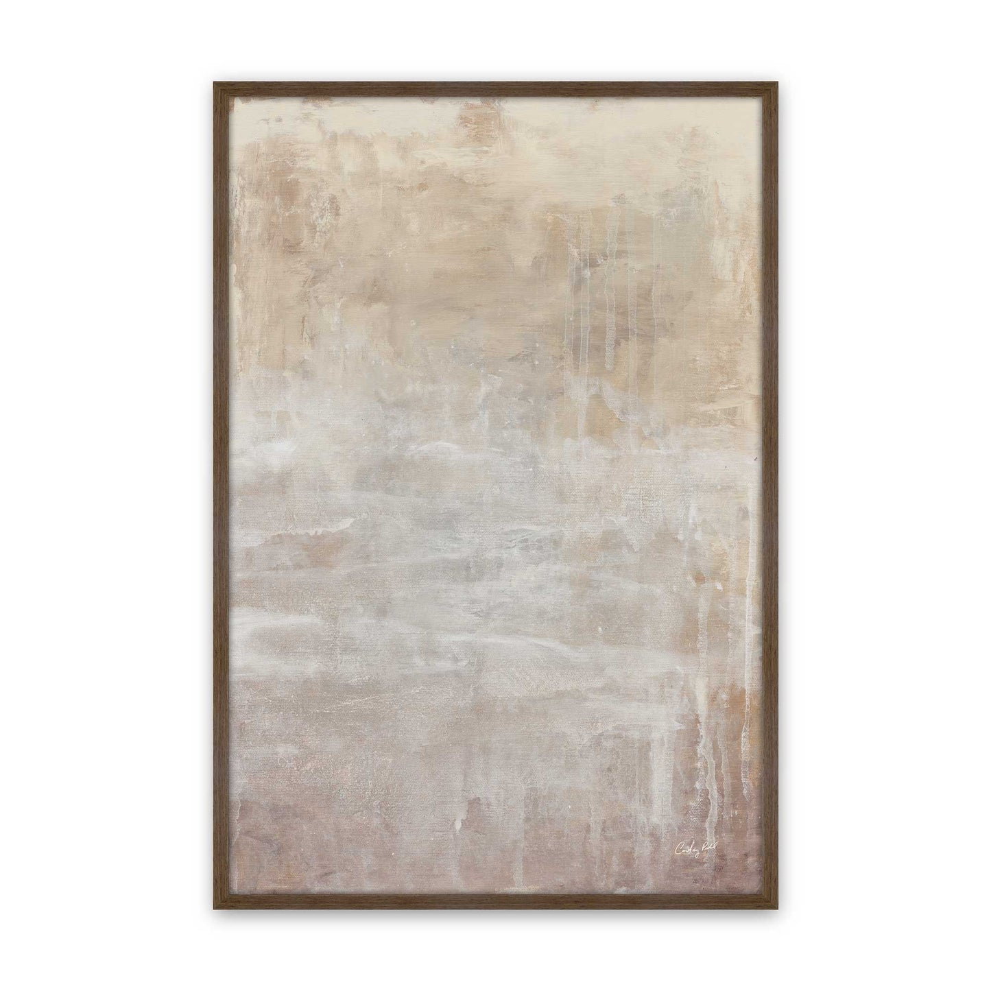 [Color:Walnut], Picture of art in a Walnut frame