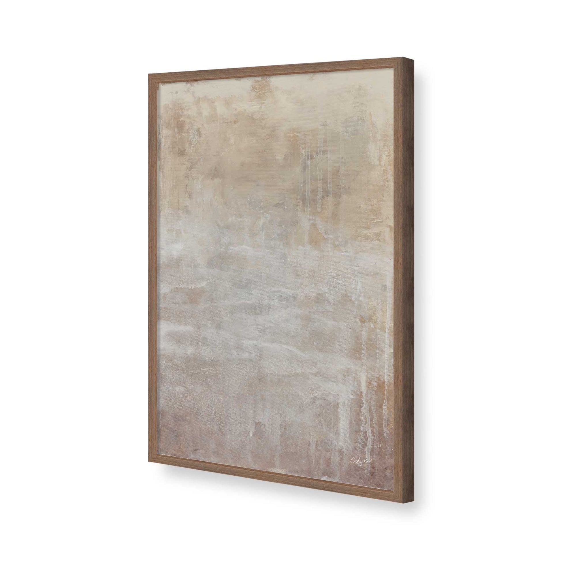 [Color:Walnut], Picture of art in a Walnut frame of the corner