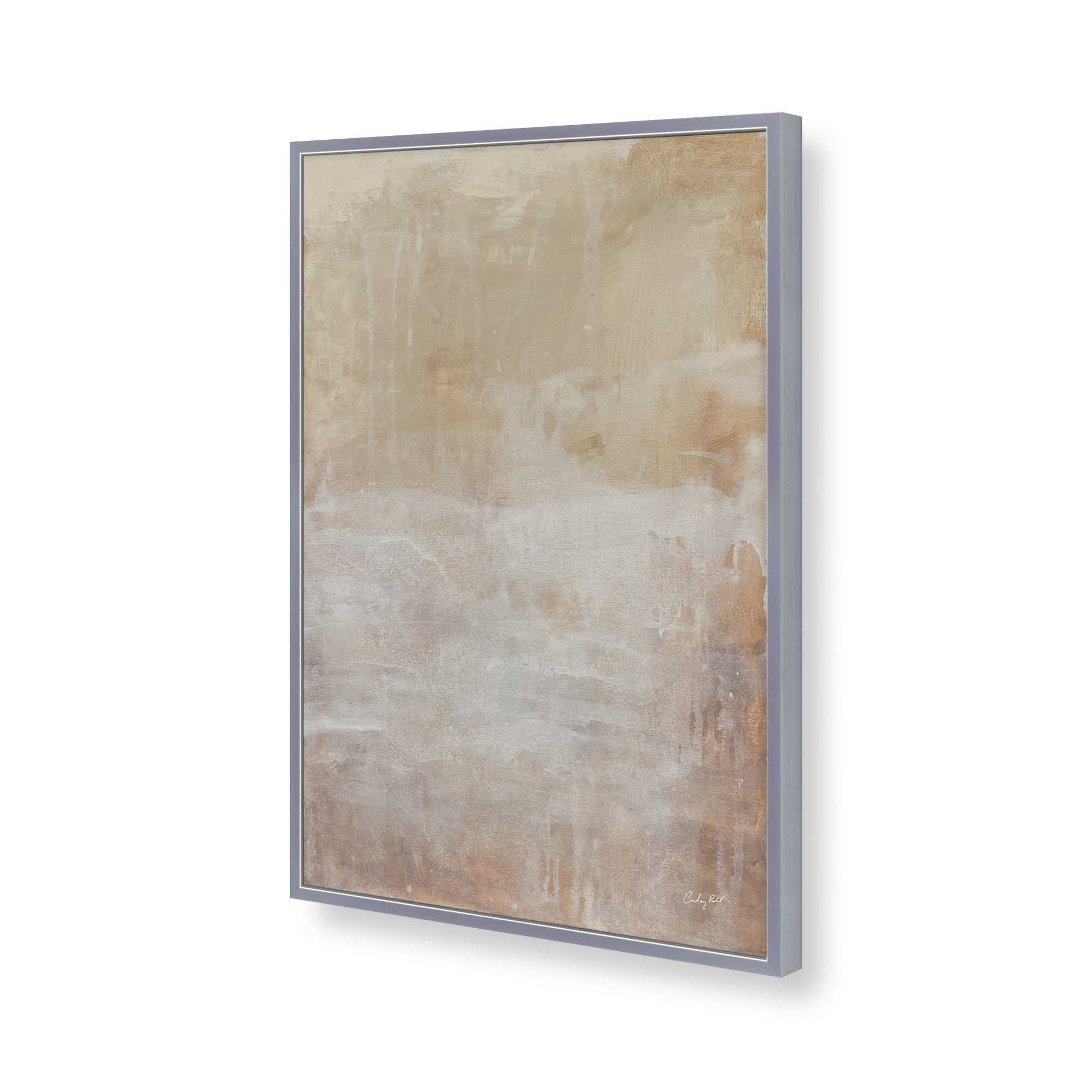 [Color:Polished Chrome], Picture of art in a Polished Chrome frame of the corner