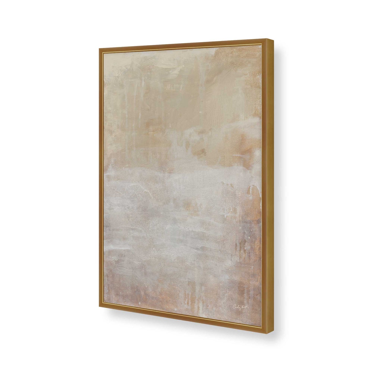 [Color:Polished Gold], Picture of art in a Polished Gold frame of the corner