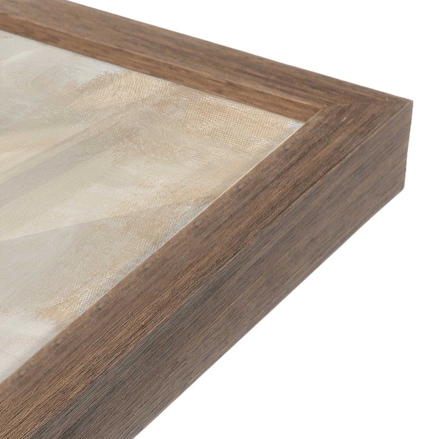 [Color:Walnut], Picture of art in a Walnut frame at an angle