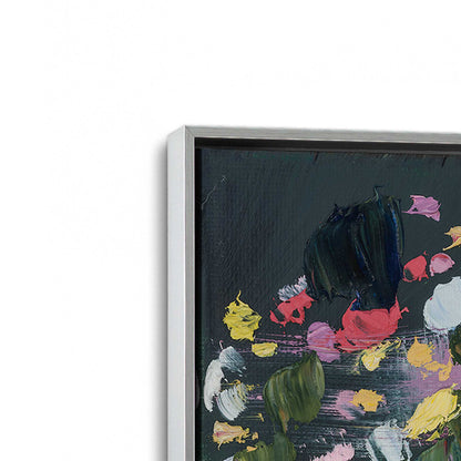 [Color:Polished Chrome], Picture of art in a Polished Chrome frame at an angle