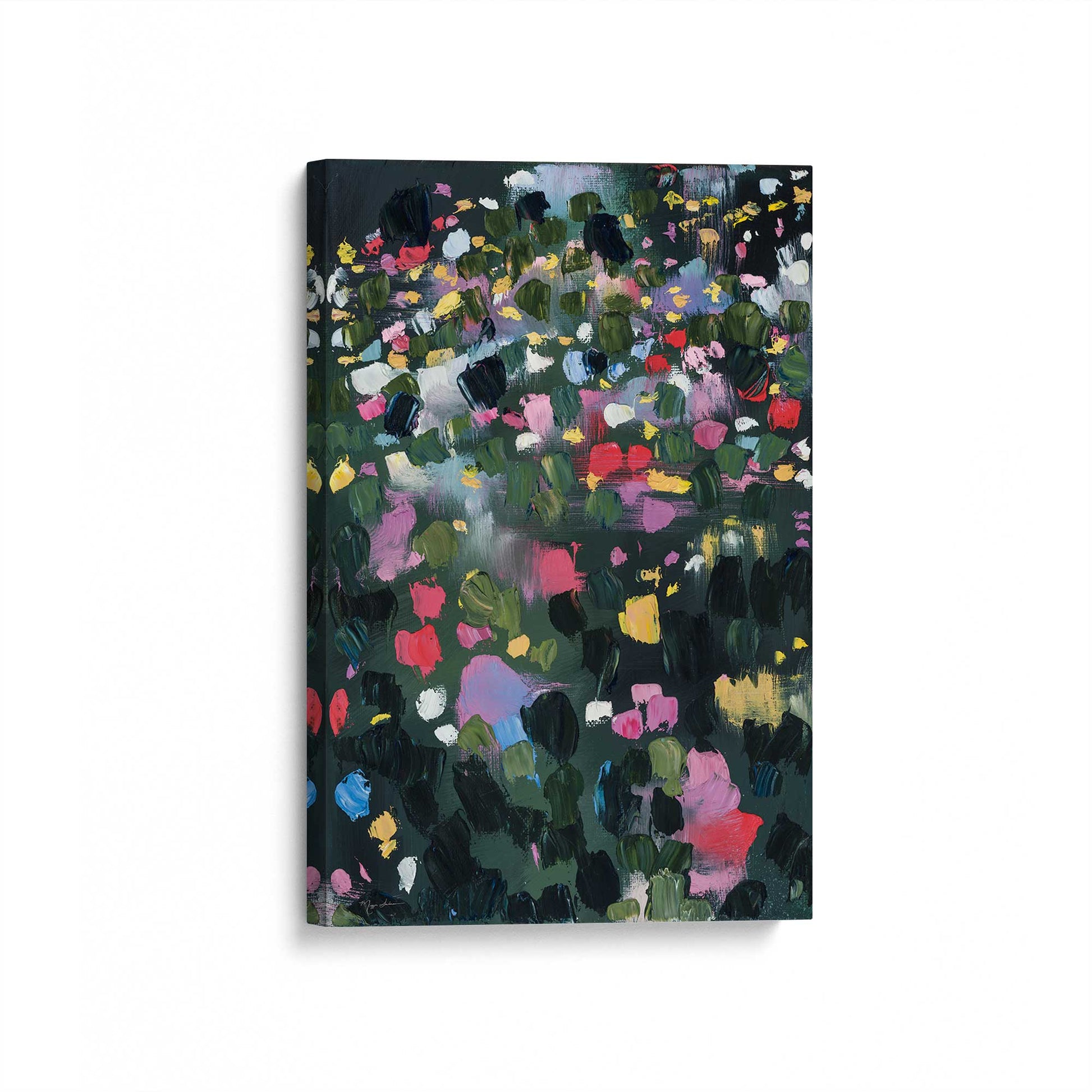 [Color:Stretched Canvas], Picture of art at an angle