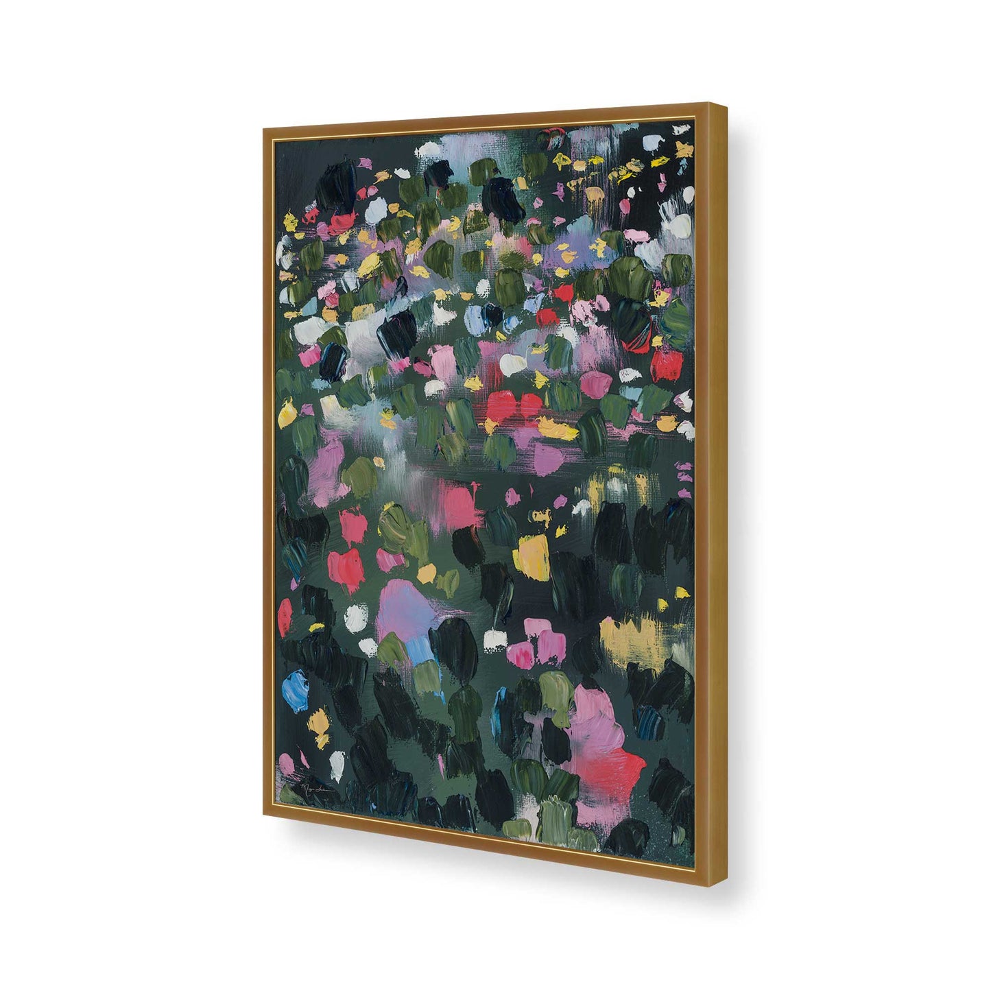 [Color:Polished Gold], Picture of art in a Polished Gold frame of the corner