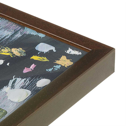 [Color:Belvinder Brown], Picture of art in a Belvinder Brown frame at an angle