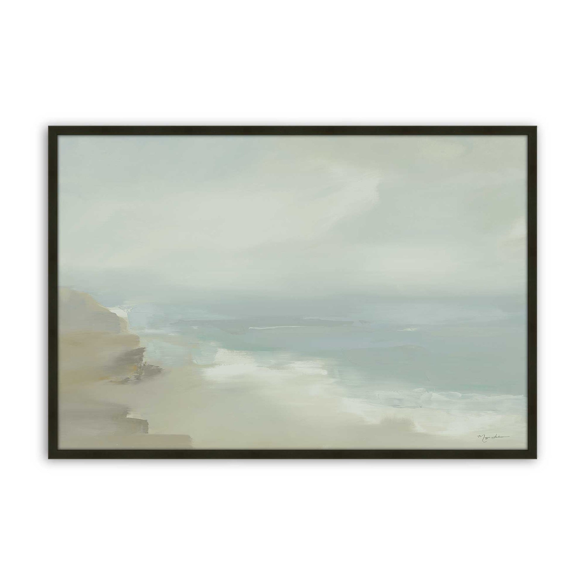 [Color:Satin Black], Picture of art in a Satin Black frame