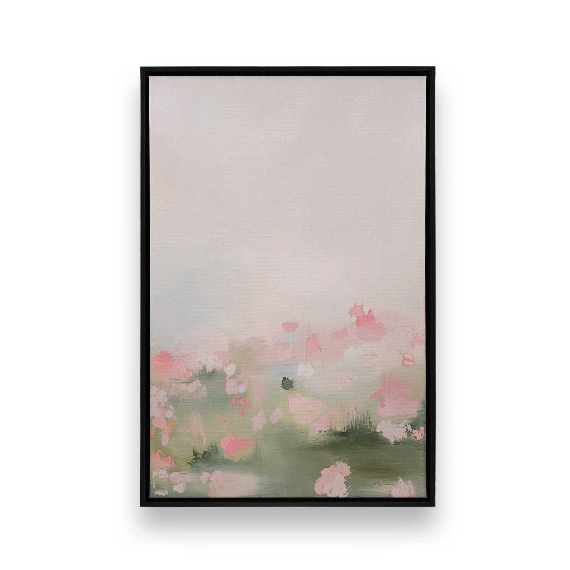 [Color:Satin Black], Picture of art in a Satin Black frame