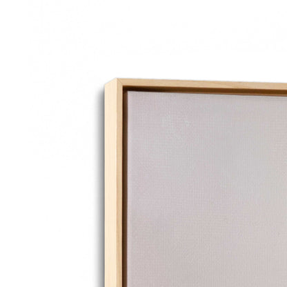 [Color:American Maple], Picture of art in a American Maple frame at an angle