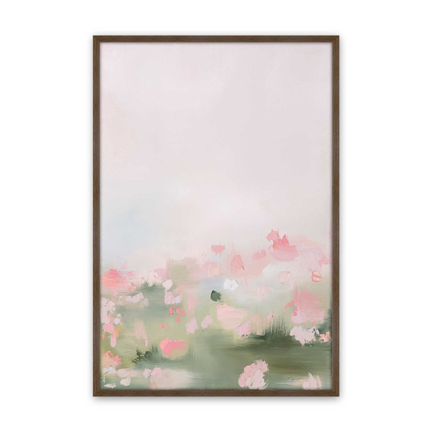 [Color:Walnut], Picture of art in a Walnut frame