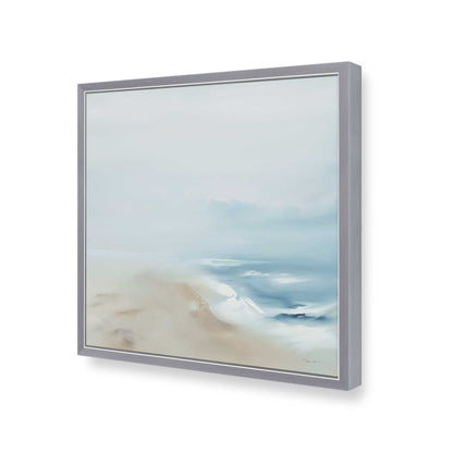 [Color:Polished Chrome], Picture of art in a Polished Chrome frame of the corner