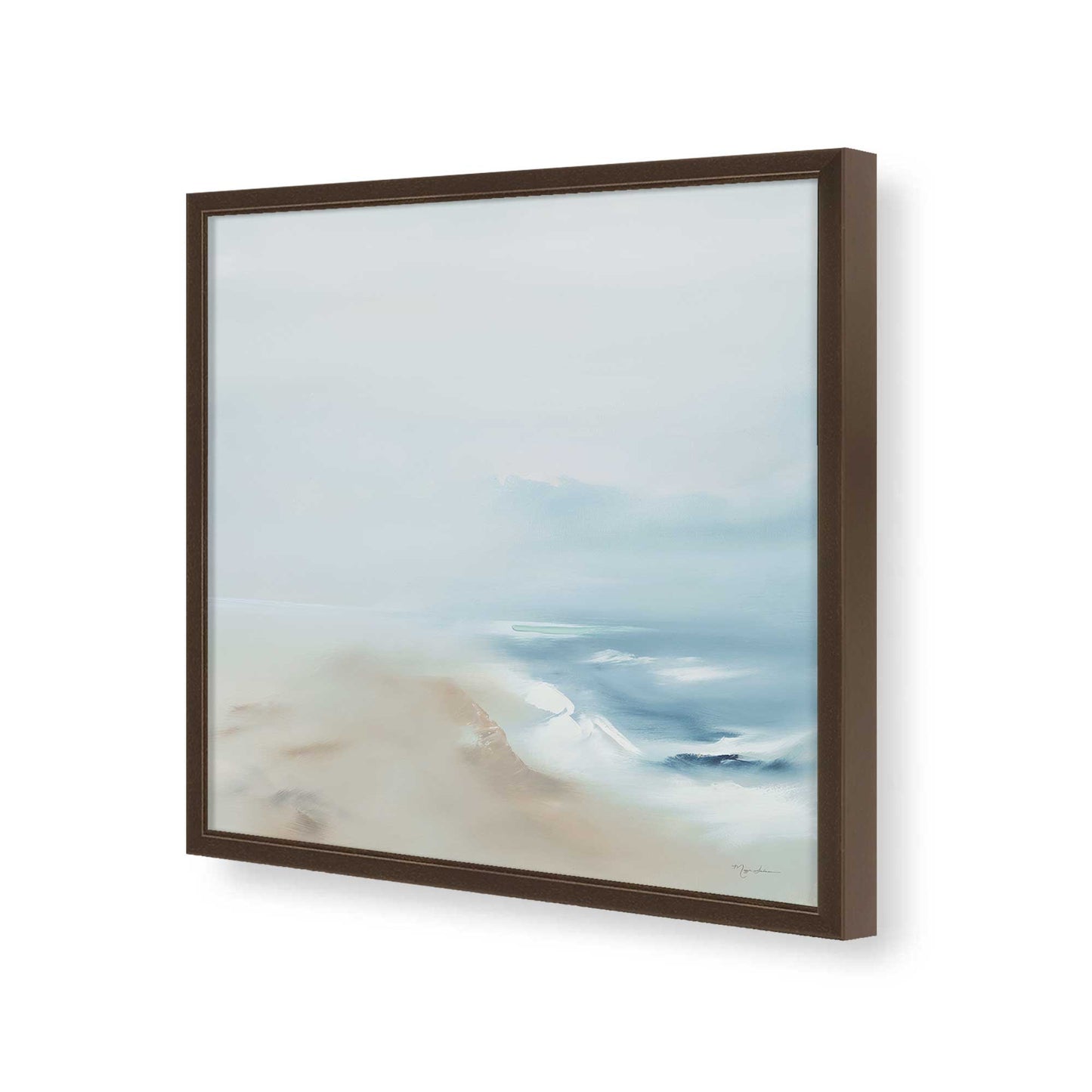 [Color:Espresso], Picture of art in a Espresso frame of the corner