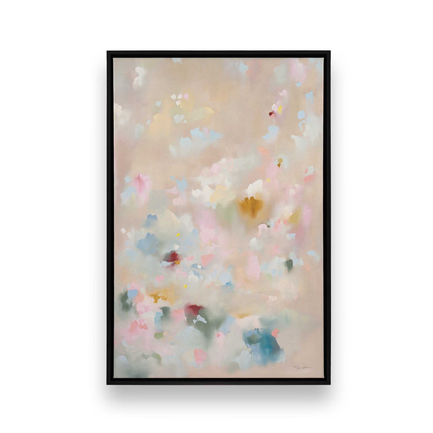 [Color:Satin Black], Picture of art in a Satin Black frame