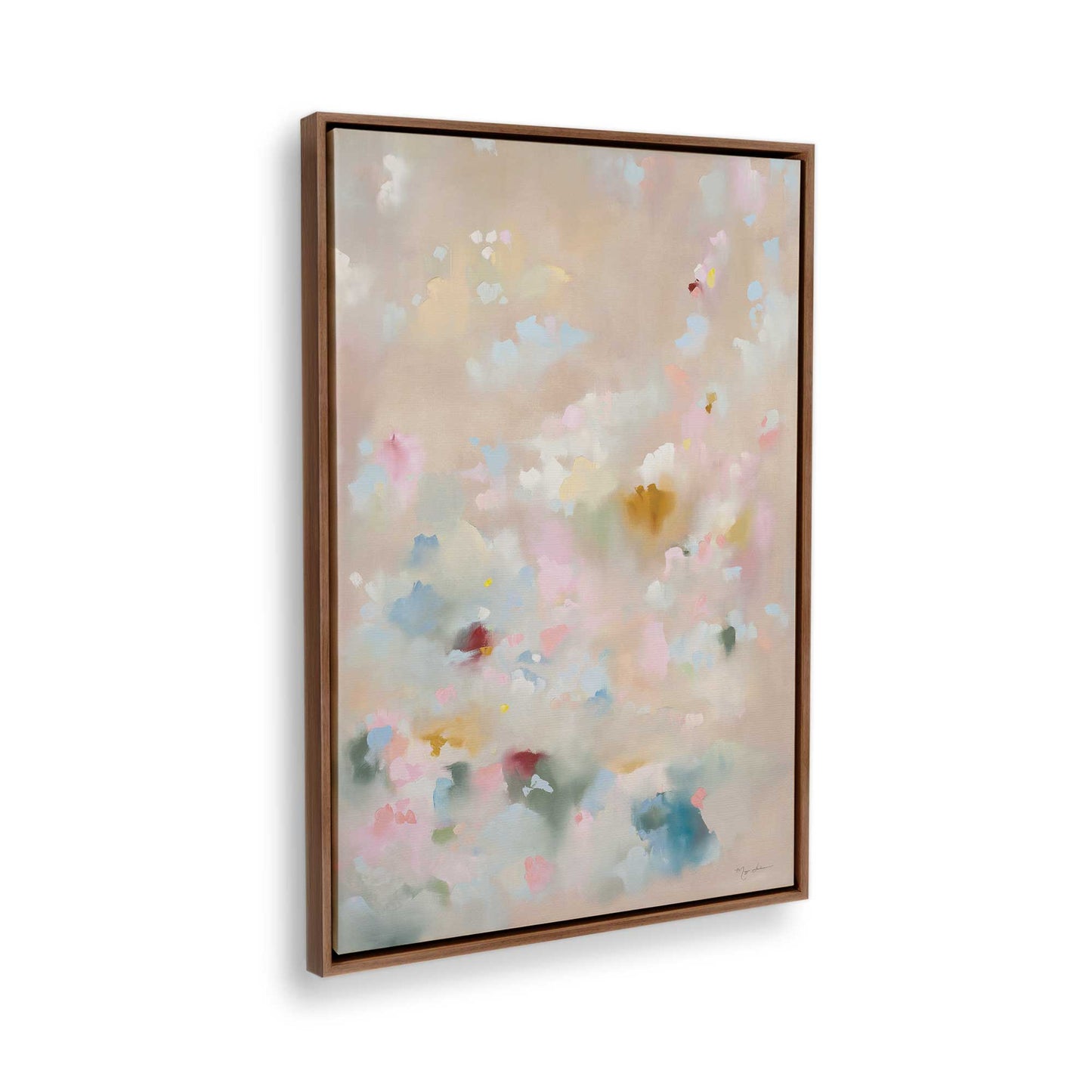 [Color:Walnut], Picture of the corner of the art