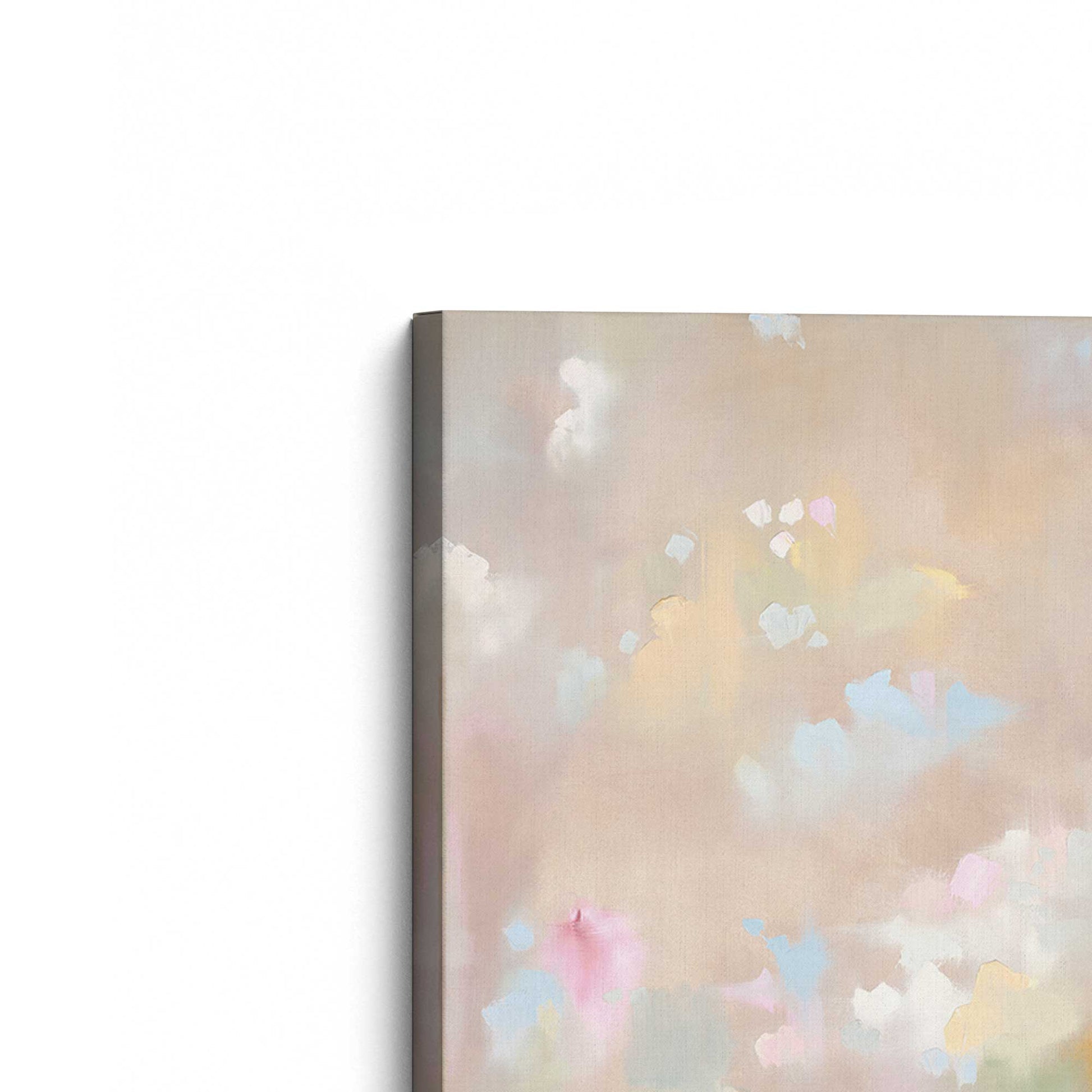 [Color:Stretched Canvas], Picture of the corner of the art