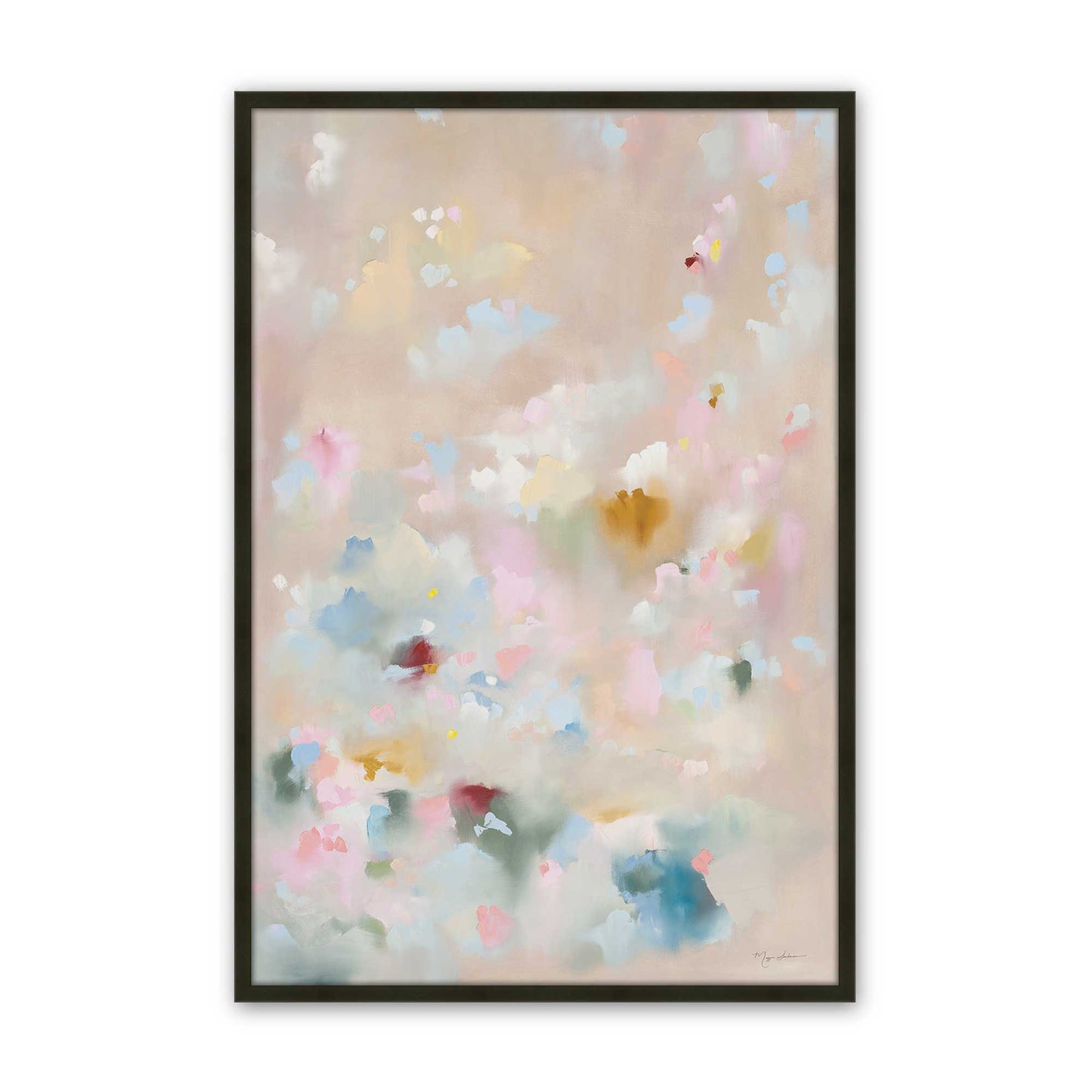 [Color:Satin Black], Picture of art in a Satin Black frame