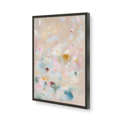 [Color:Satin Black], Picture of art in a Satin Black frame of the corner