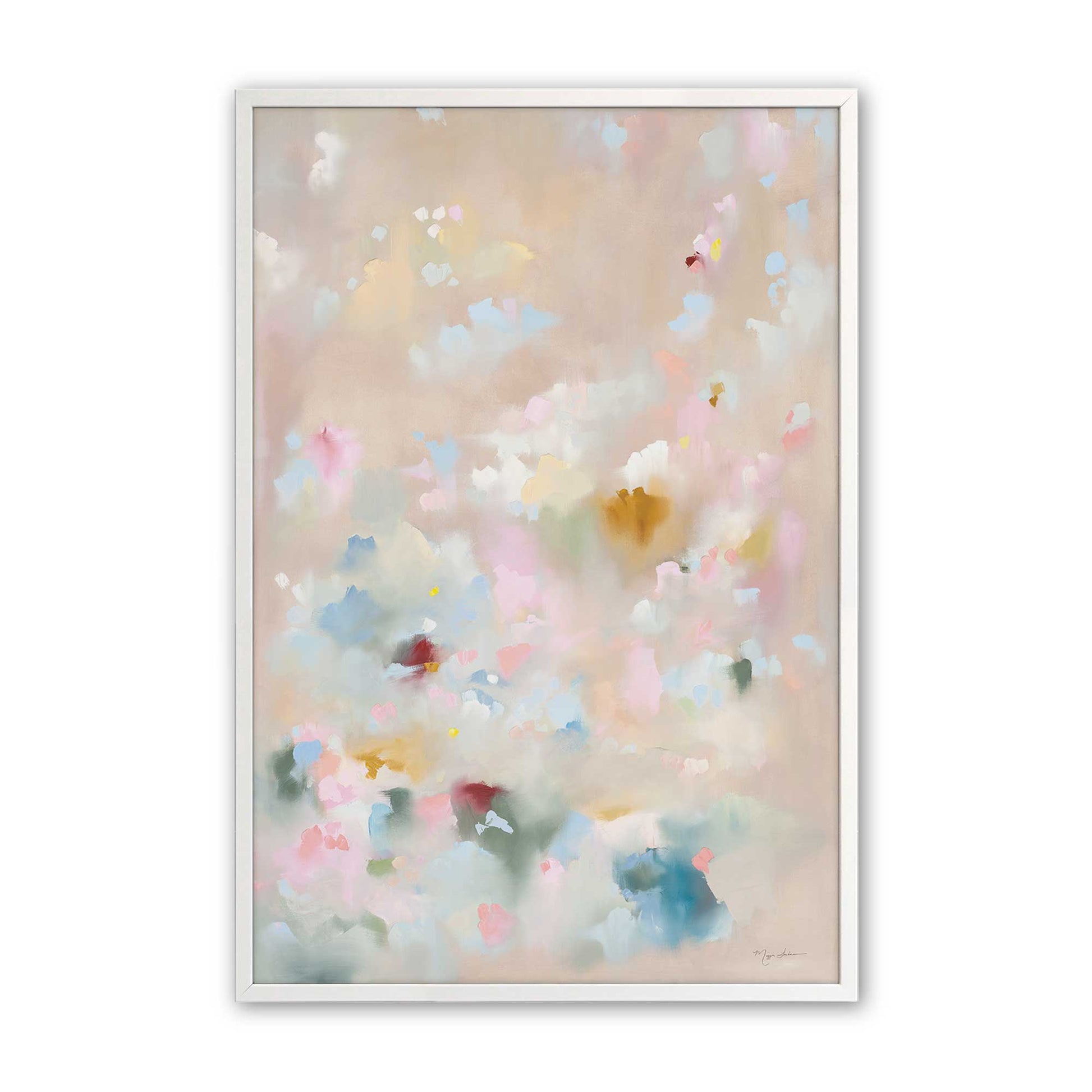 [Color:Opaque White], Picture of art in a Opaque White frame