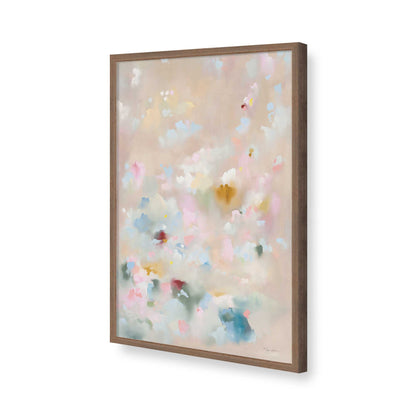[Color:Walnut], Picture of art in a Walnut frame of the corner
