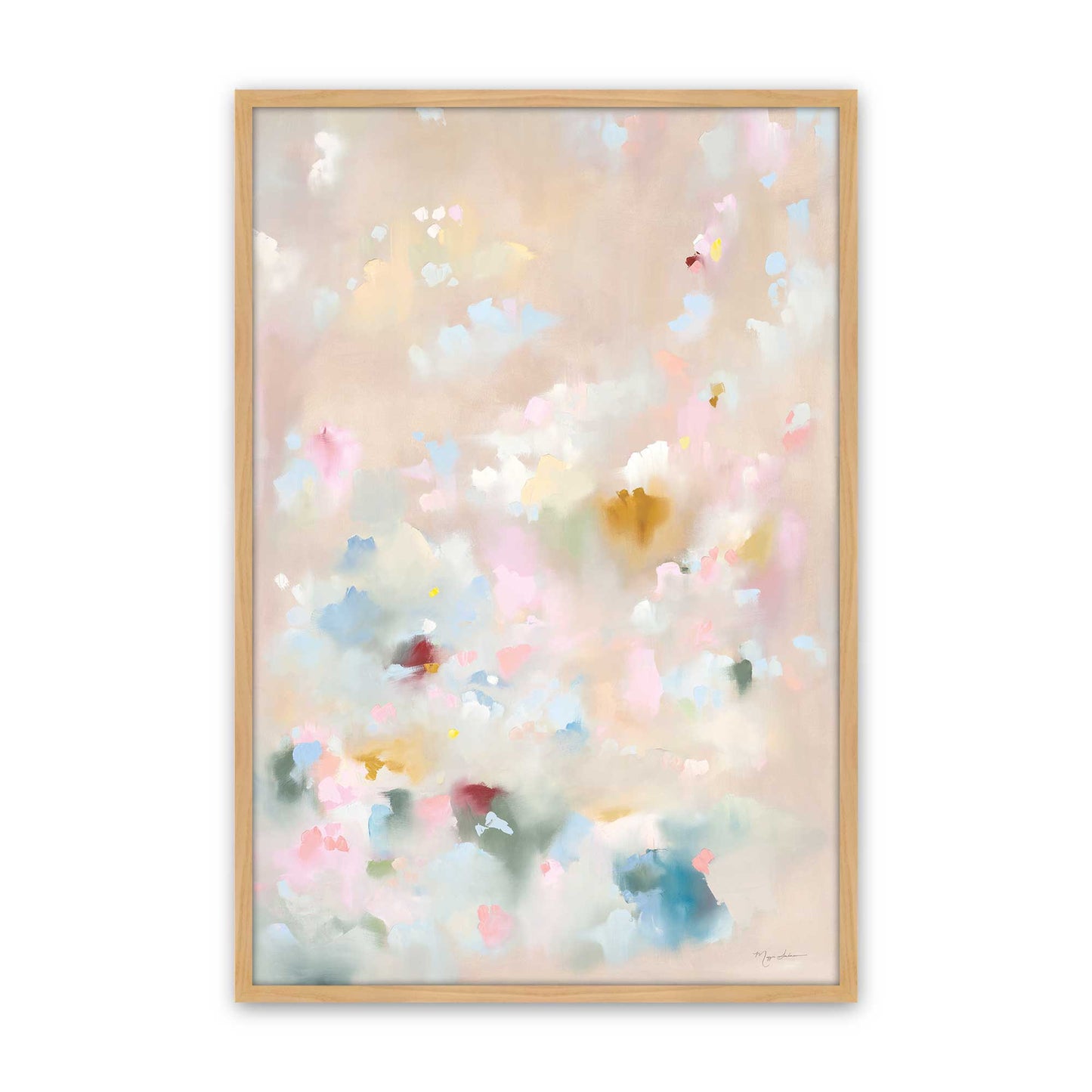 [Color:American Maple], Picture of art in a American Maple frame