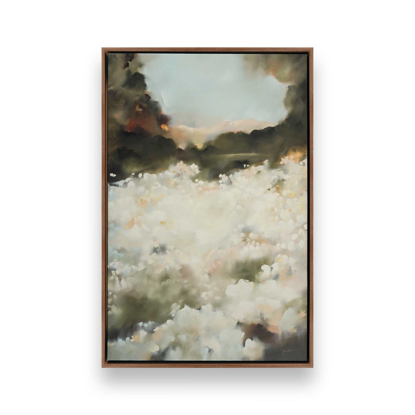 [Color:Walnut], Picture of art in a Walnut frame