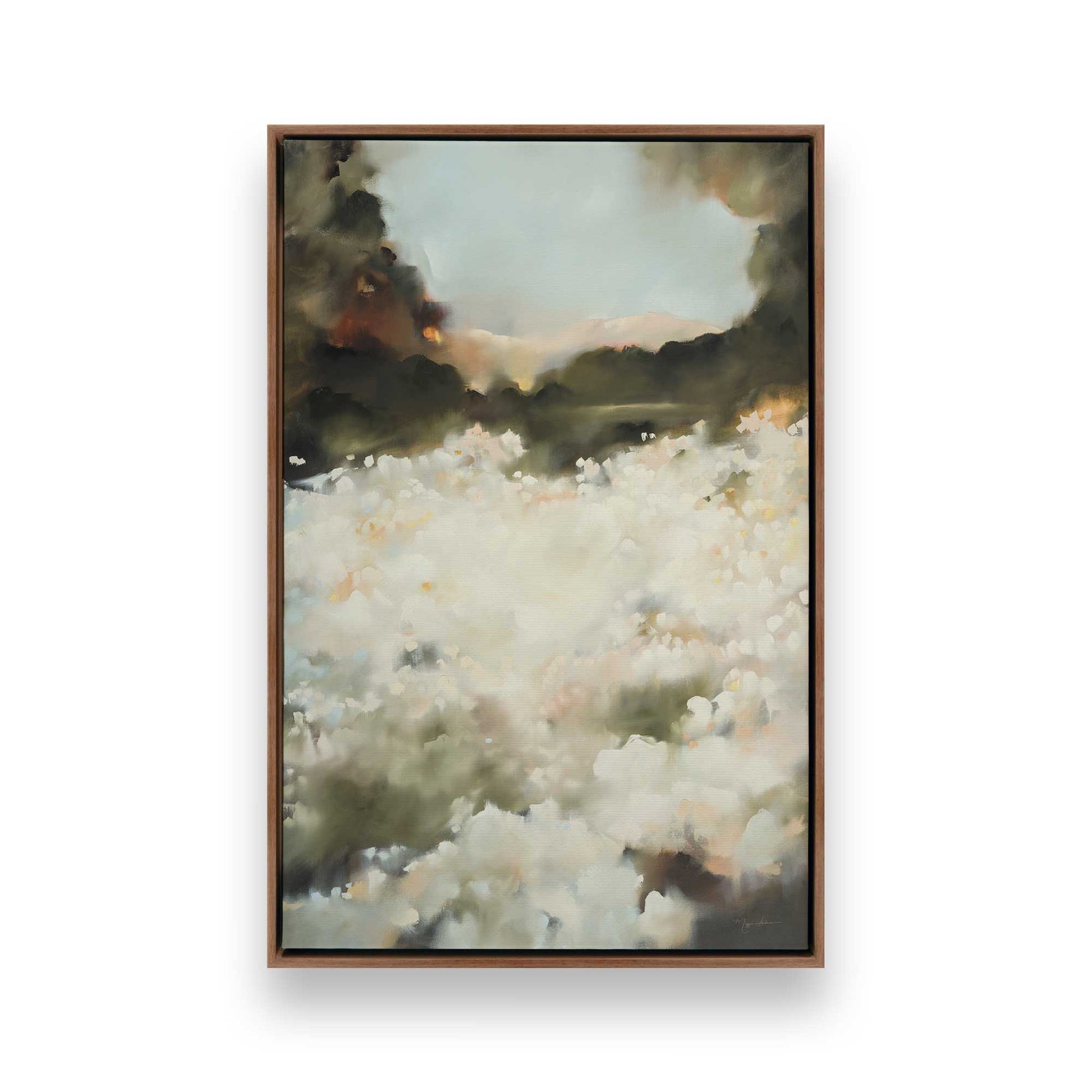 [Color:Walnut], Picture of art in a Walnut frame