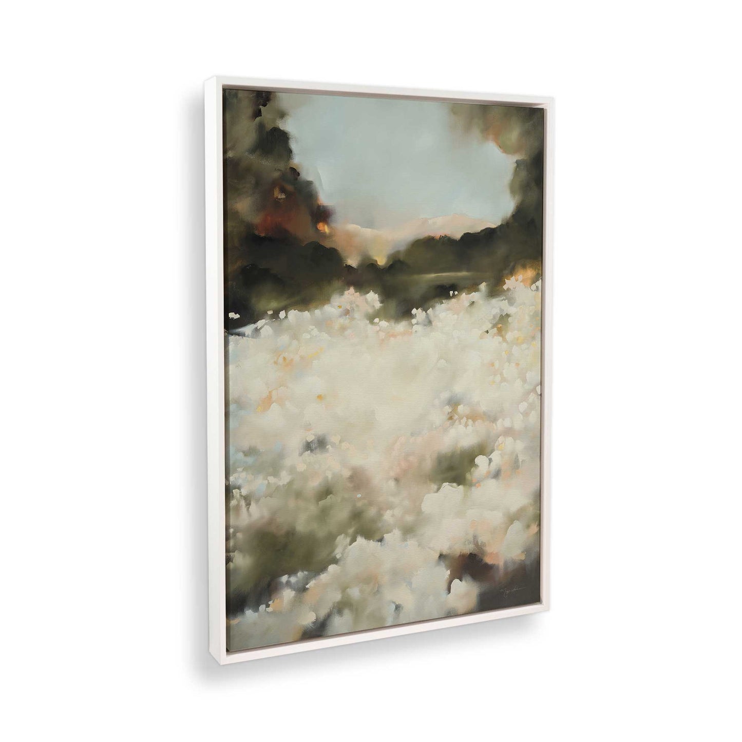 [Color:Opaque White], Picture of the corner of the art