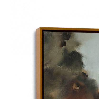 [Color:Polished Gold], Picture of art in a Polished Gold frame at an angle