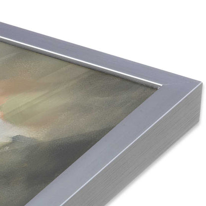[Color:Polished Chrome], Picture of art in a Polished Chrome frame at an angle