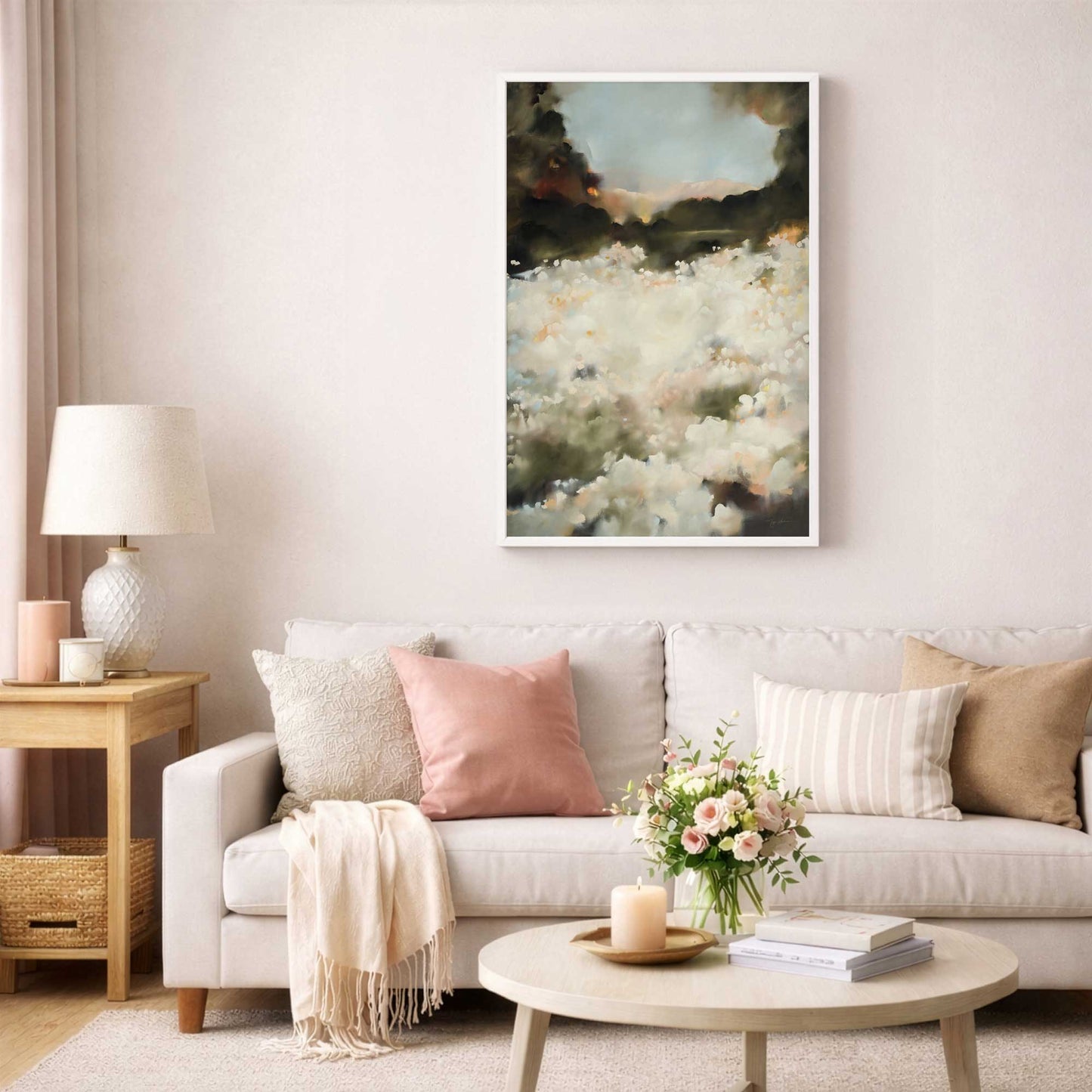 Picture of art in a room