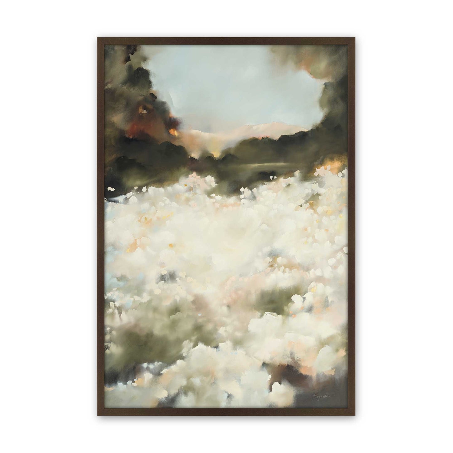 [Color:Brown], Picture of art in a Brown frame