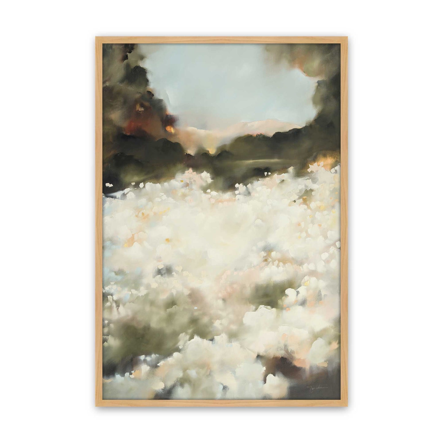 [Color:American Maple], Picture of art in a American Maple frame
